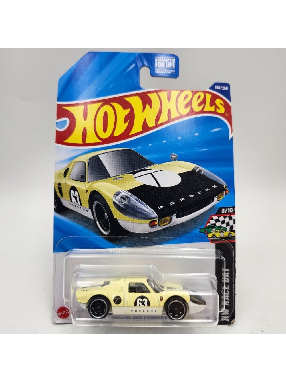 Hot Wheels Porsche 904 Carrera GTS Light Yellow 2025 HW Race Day